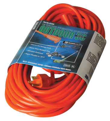   in.50 16/3 SJTW-A ORANGE EXT. CORD 3-COND. ROU in.