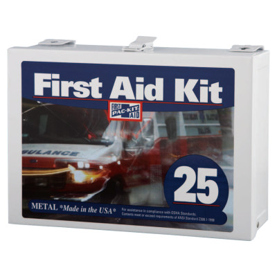   in.25 PERSON STEEL CONTRACTORS FIRST AID KIT in.