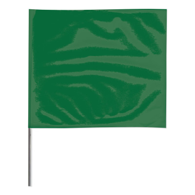  2 in.X3 in.X21 in. WIRE GREEN STAKE FLAG