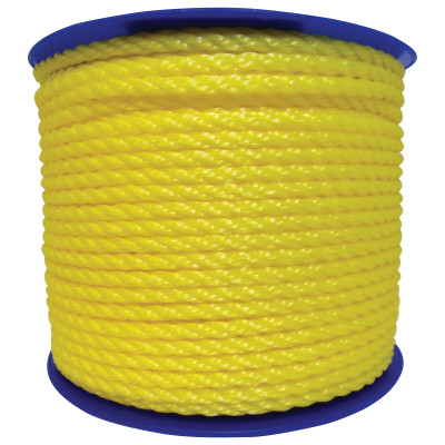  3/8 X 600 TWISTED POLYLITE YELLOW